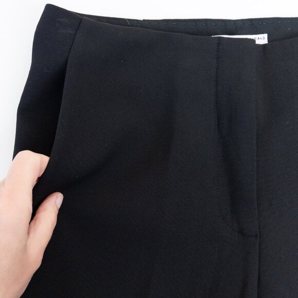 Aritzia Babaton Markova Pant Softly Structured Mid-Rise Slim-Fit Trousers Black - Picture 7 of 14